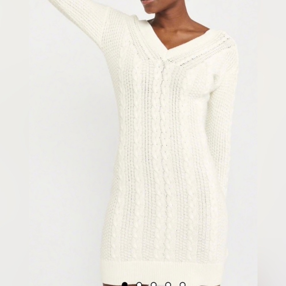 Abercrombie & Fitch Cable Tie-Back Sweater Dress, size XS